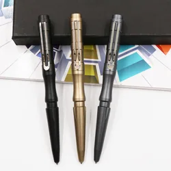 Aviação Aluminum Alloy Tactical Pen, Self Defense Supplies, Proteção de segurança, Personal Defense Tool, EDC, Gift Package