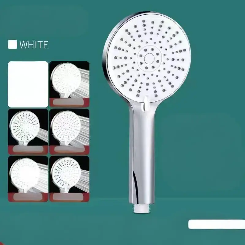 Big Panel Handheld Shower Head 5 Functions Pressurized Water Saving Shower Head Faucet Replacement Bathroom Accessories image 4