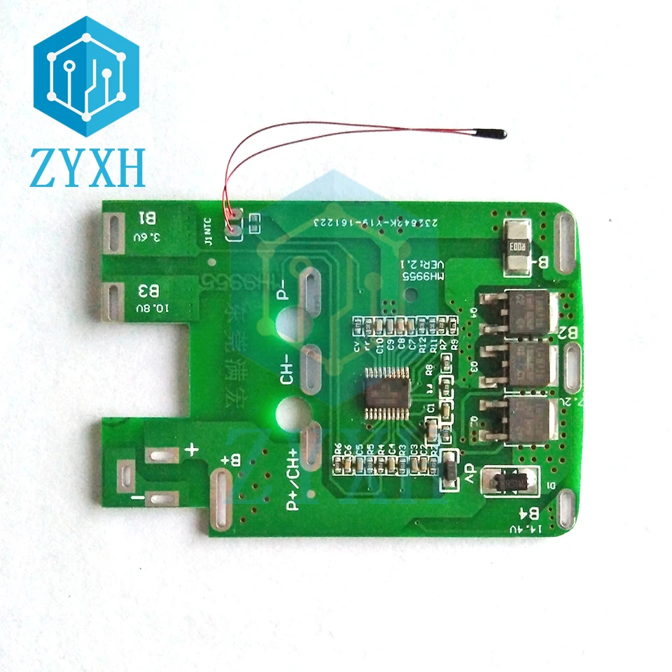 BMS 5S 20A 18V 21V litowo elektryczny śrubokręt ładowania pokładzie przeładowania/zwarcie/temperatura NTC ochrony