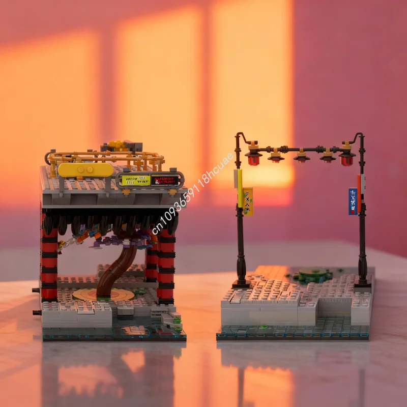 

1356 деталей MOC Ниндзя-город: Конструктор «Соединительные узлы», развивающая игрушка для творчества и обучения, идеальный подарок на Рождество