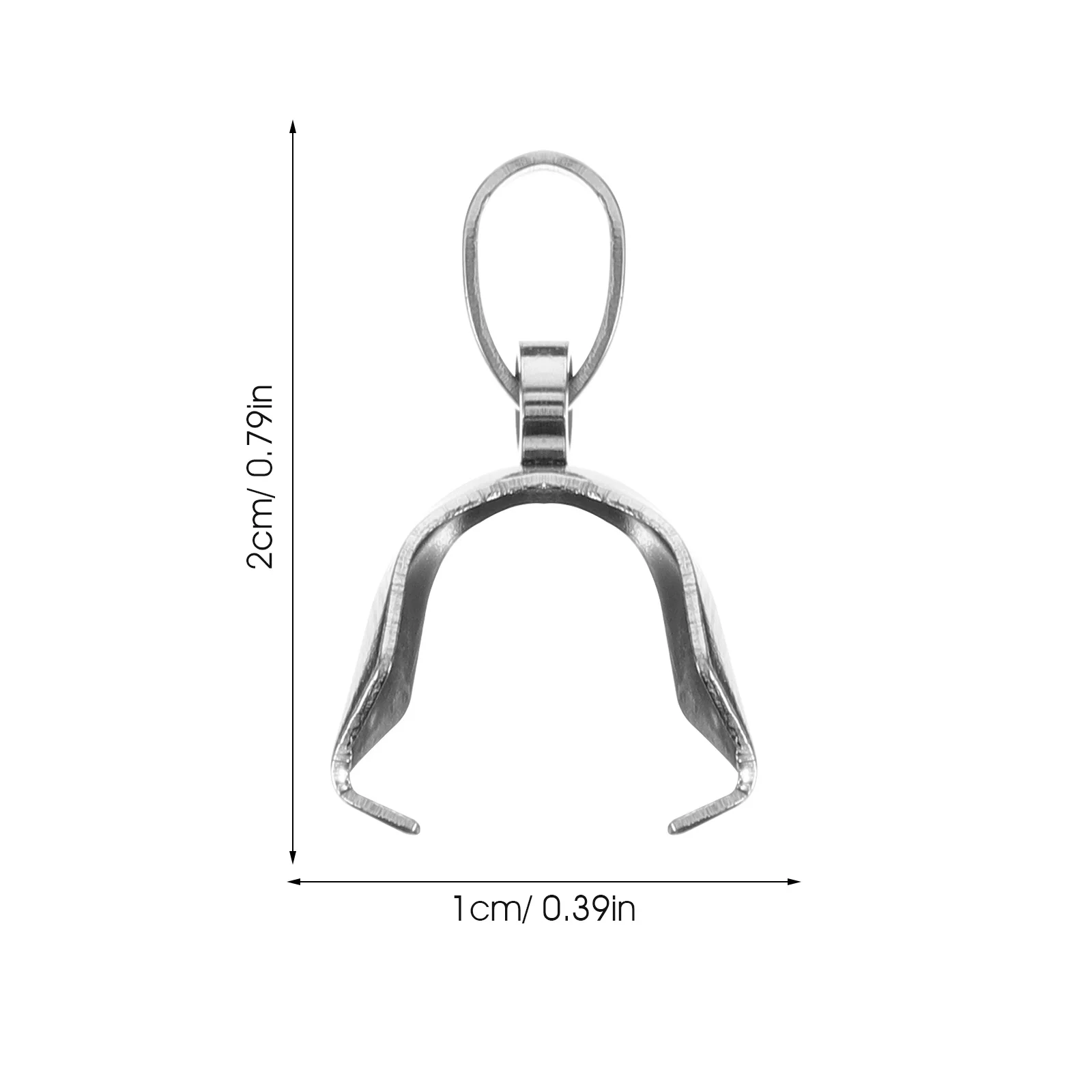 8 szt. Zapięcia do zawieszek ze stali nierdzewnej, łączniki do naszyjników DIY, zawieszki, delikatny materiał, precyzyjny design, łatwy montaż