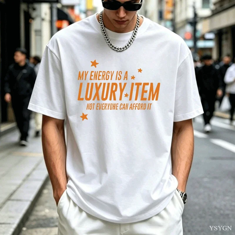 Your Energy Is A Luxury Item Women T Shirt The Life of A Showgirl Tee Music Concert Printed Graphci Tees Y2k T-shirts Streetwear