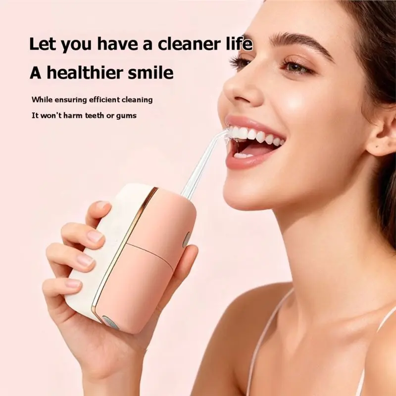 Hot Sale-Mini Cordless Oral Irrigator For Travel, Portable Water Flosser Featuring 4 Pulse Modes, Suitable For Home& Office