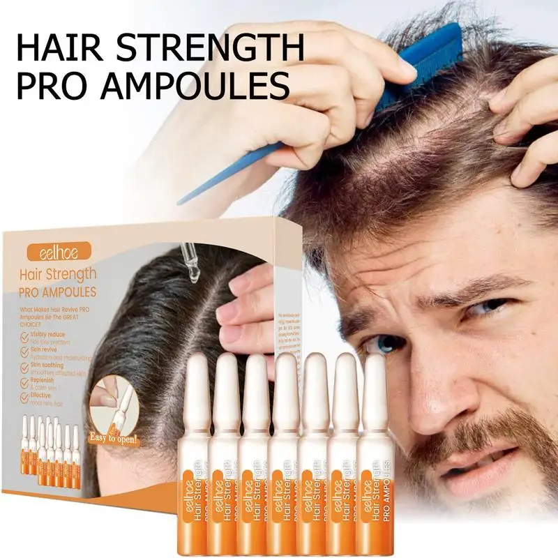 Hair Growth Products 7pcs Hair Repair And Oil Product Ampoules Effective Baldness Repair Hereditary Hair Loss Hair Growth Care