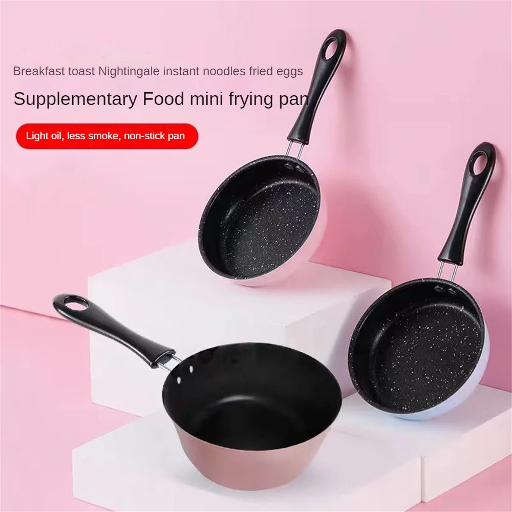 1/3/5PCS Omelet Pans Non Stick Small Saute Pan Round Skillet for Induction Cooker