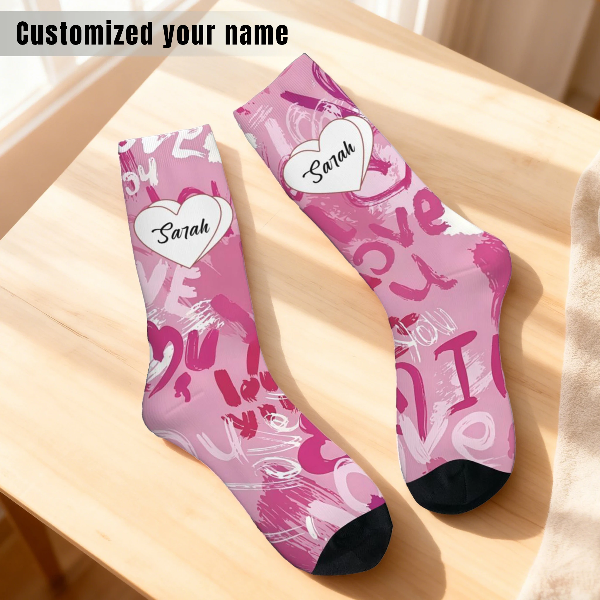 

Носки с текстом по индивидуальному заказу. Носки унисекс на заказ. Носки с персонализированным рисунком. Носки с забавным текстом. Носки по индивидуальному заказу в подарок.