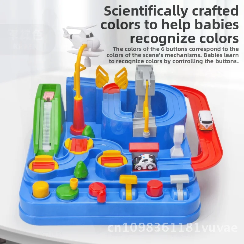 Ensemble de jouets de Train d'aventure de voiture de piste pour enfants garçons-Pallage supermarché stand petit Train pour nourrissons de 0 à 3 ans