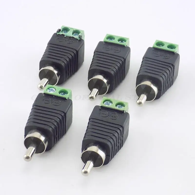 RCA Stekker NAAR AV Terminal Connector Video AV Luidspreker naar Audio RCA Adapter