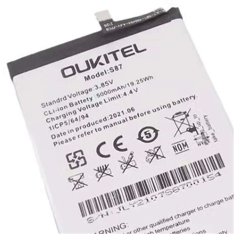 In Stock for OUKITEL C25 battery 5000mAh Long Standby Time new production Date For OUKITEL S87 Battery