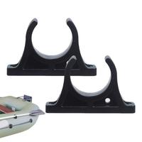 Fishing Kayak Paddle Holder, Rubber Inflatable Boat Rods Clip Bracket, Paddle Rack For Raft SUP Board Assault Boats Canoe