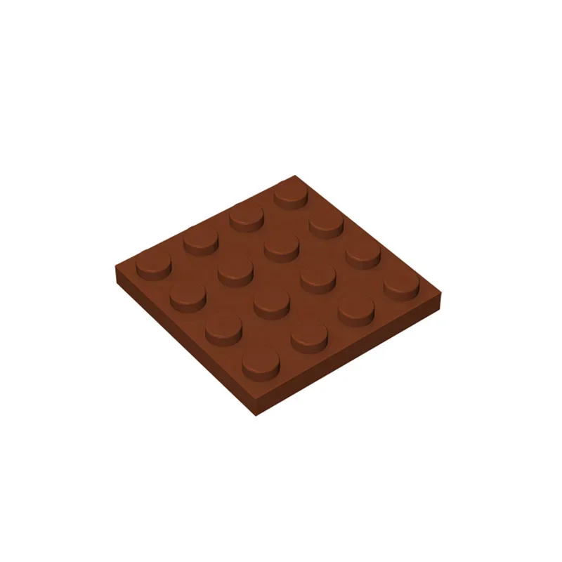 MOC 10PCS Parts Brick 3031 Plate 4x4 Dots Figures Building Blocks Set House CastleParticle Puzzle DIY Toy Children Birthday Gift