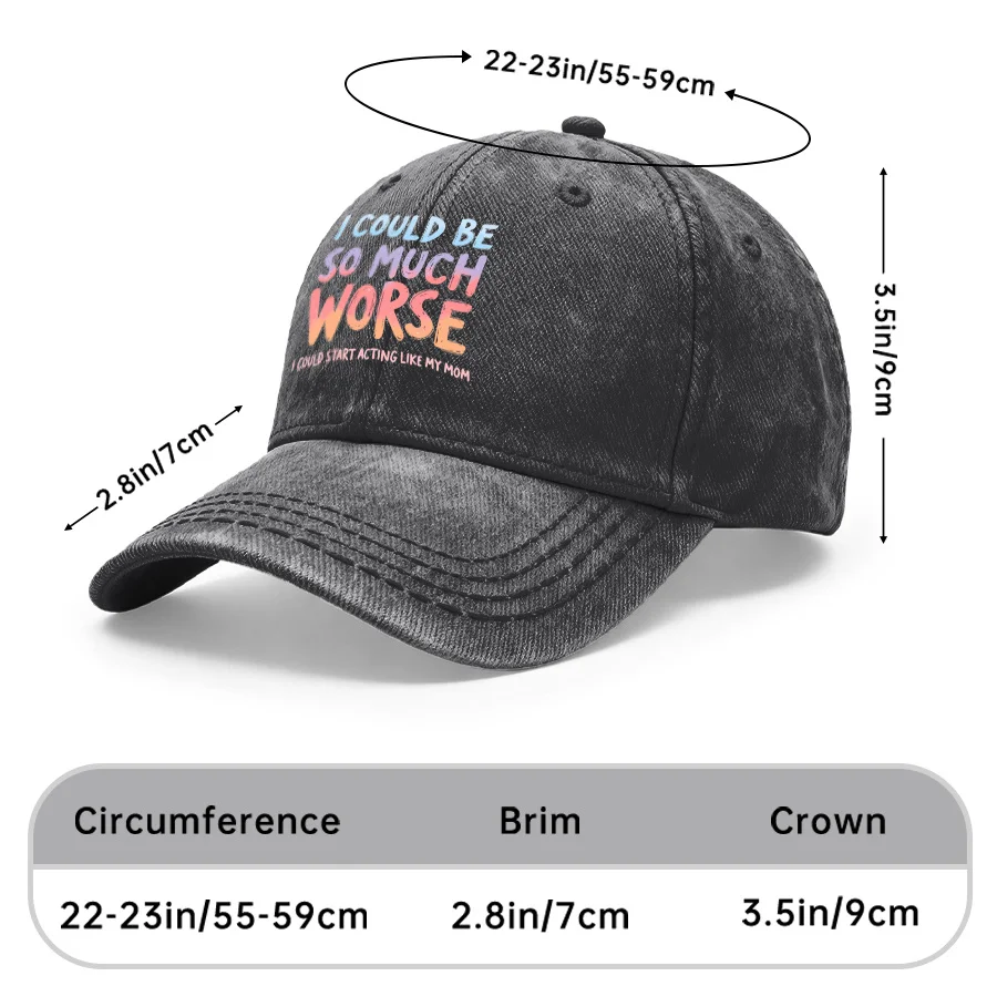 1-Piece Fun Baseball Cap with the Humorous Phrase 
