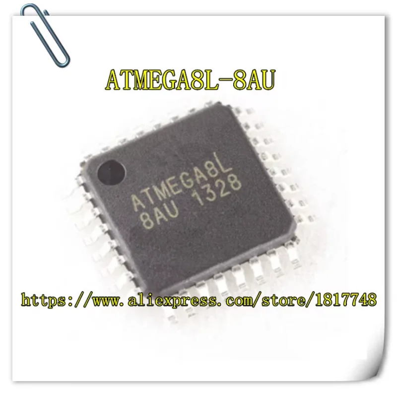 10PCS/LOT ATMEGA8L-8AU ATMEGA8L 8AU  ATMEGA8L  TQFP-32  New original