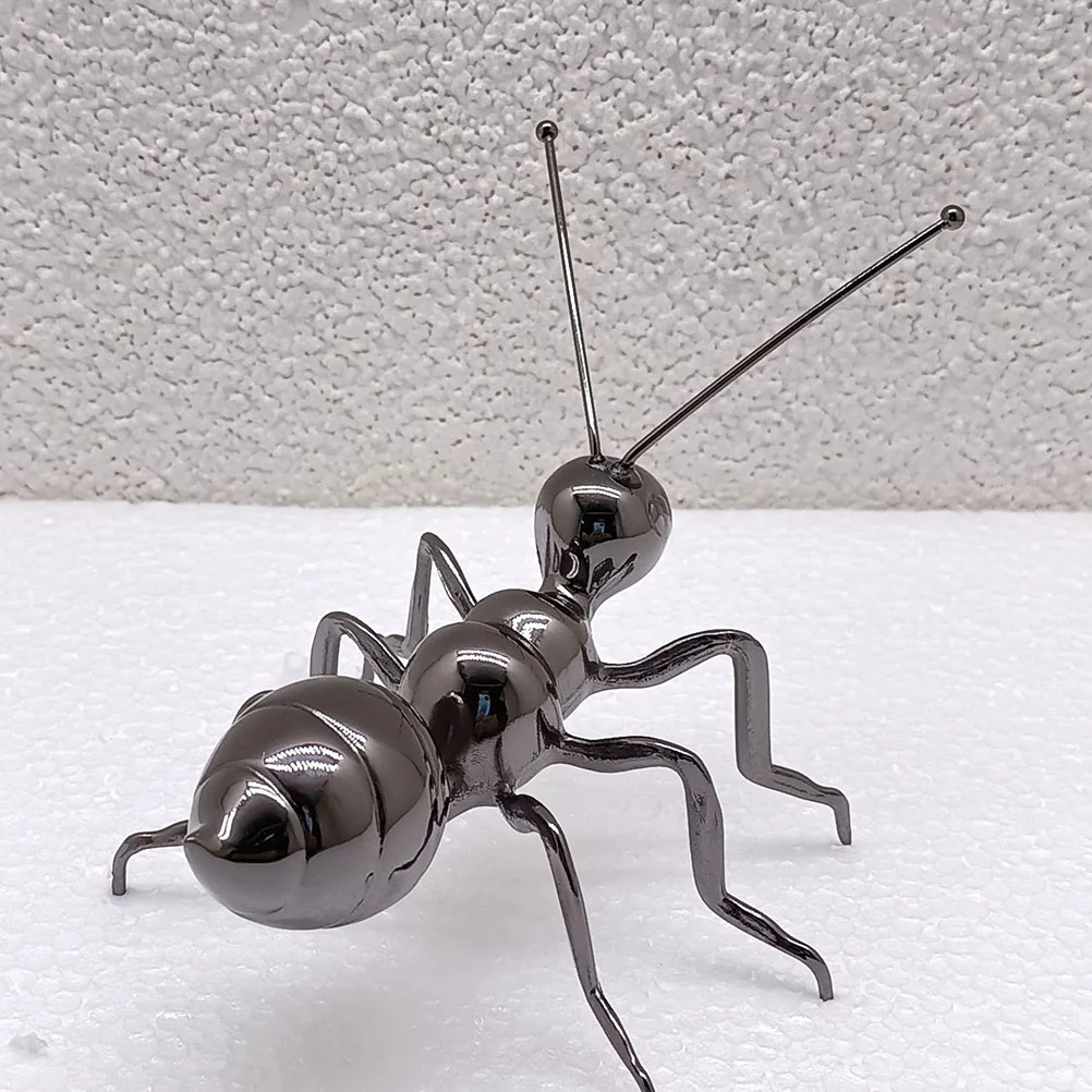 Feng Shui Animal Figurine Ornament Ant Statue Metal Simulation Model Vintage Ornaments