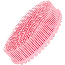 Exfoliating Silicone Body Scrubber Shower Brush- 2 Side Design Boby Brush,Well Easy to Clean & Durable for Removing Dead Skin