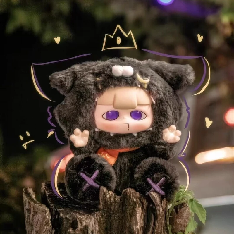 

Authentic MOMOO Solo Night Fantasy Beast Plush Blind Box Cute Collectible Toy Figure Desktop Decoration Lovely Doll Gift