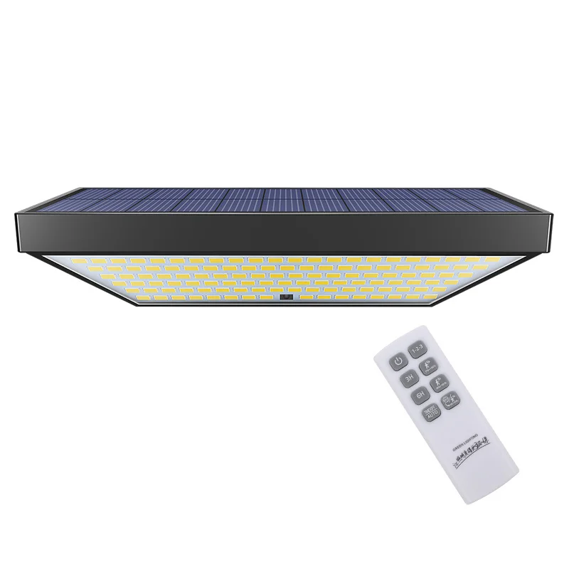 Saman Buiten Zonne Muur Schijnwerper Menselijk Lichaam Inductie Met Afstandsbediening Waterdichte Ip65 Led Voor Binnenplaats Veranda Lamp