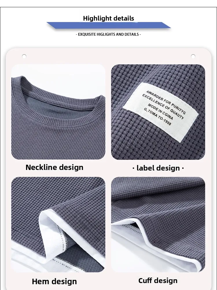 مجموعة ملابس رياضية صيفية للرجال من Ice Silk ort Sve كاجوال فضفاضة تناسب خمسة أرباع سراويل مستقيمة الساق قابلة للتنفس ومريحة...