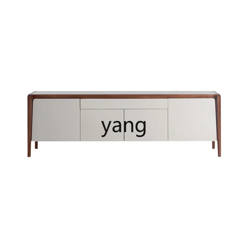 

Yjq Light Luxury Sideboard Cabinet Home Small Apartment Living Room Locker Paint Post-Modern