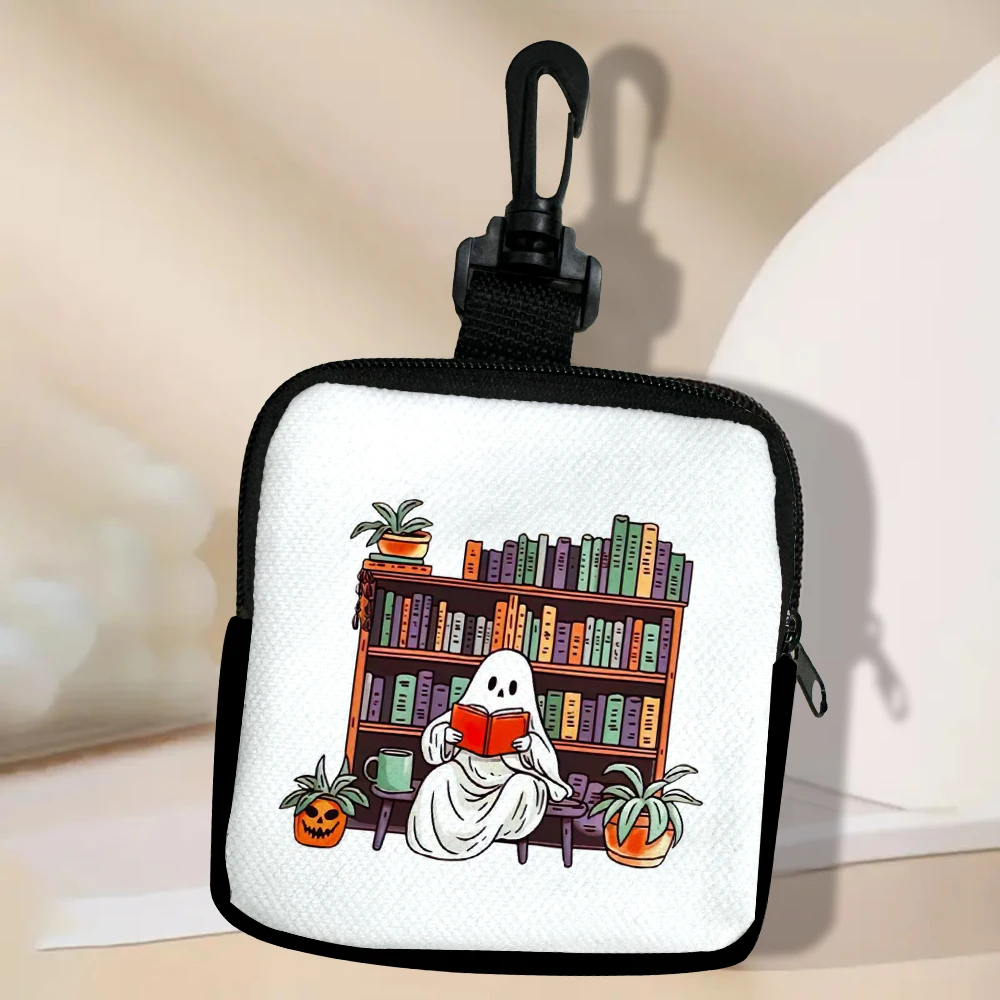 

Рождественский призрак кошельки для монет сумка для денег ID держатель для кредитных карт небольшой кошелек на молнии клатч органайзер для наушников 7,29