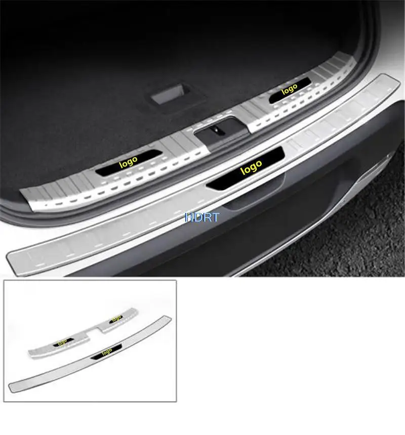 Car Styling Accessories Rear Bumper Protector Decoration Trunk Tail Door Plate Trim For Mercedes-Benz Smart #1 Smart One 2022 +