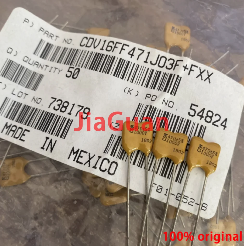 

10PCS free shipping CDM Silver Mica 1000V470PF 5% P6MM mica capacitor 1000V 470P 1KV 471 470pF/1000V CDV16FF471JO3F