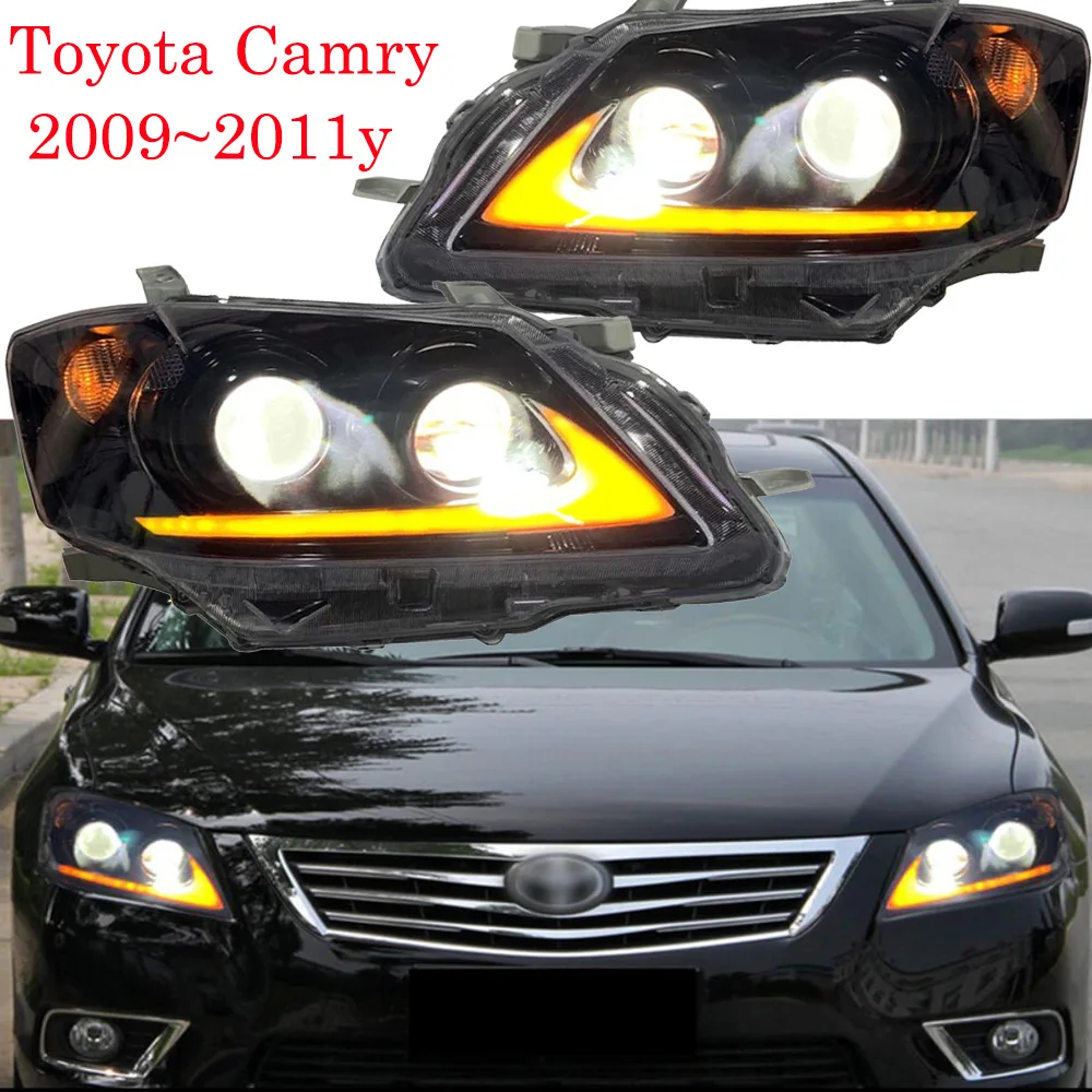 

car bupmer head light for Toyota Camry headlight Aurion LED 2009~2011y car accessories DRL fog for camry headlamp