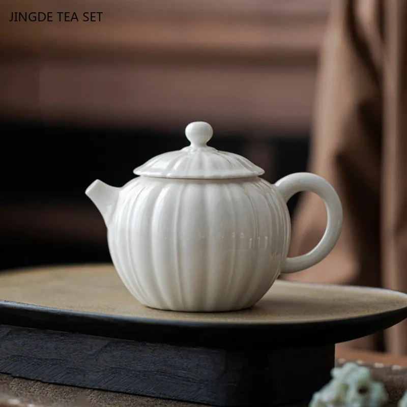 150ml Japanese Handmade Ceramic Teapot Retro Home Filter Tea Infuser Retro Zen Beauty Teapot Chinese Tea Accessories