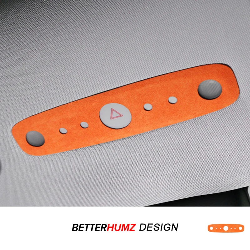 Für Tesla Model 3 Highland 2024 Modell Y Juniper aus Alcantara Front Leselicht Panel Trim Aufkleber Auto Innen Zubehör