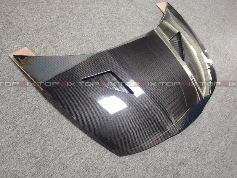 Real Carbon Fiber front hood bonnet fit for Honda 2010 Civic Euro-R FN2