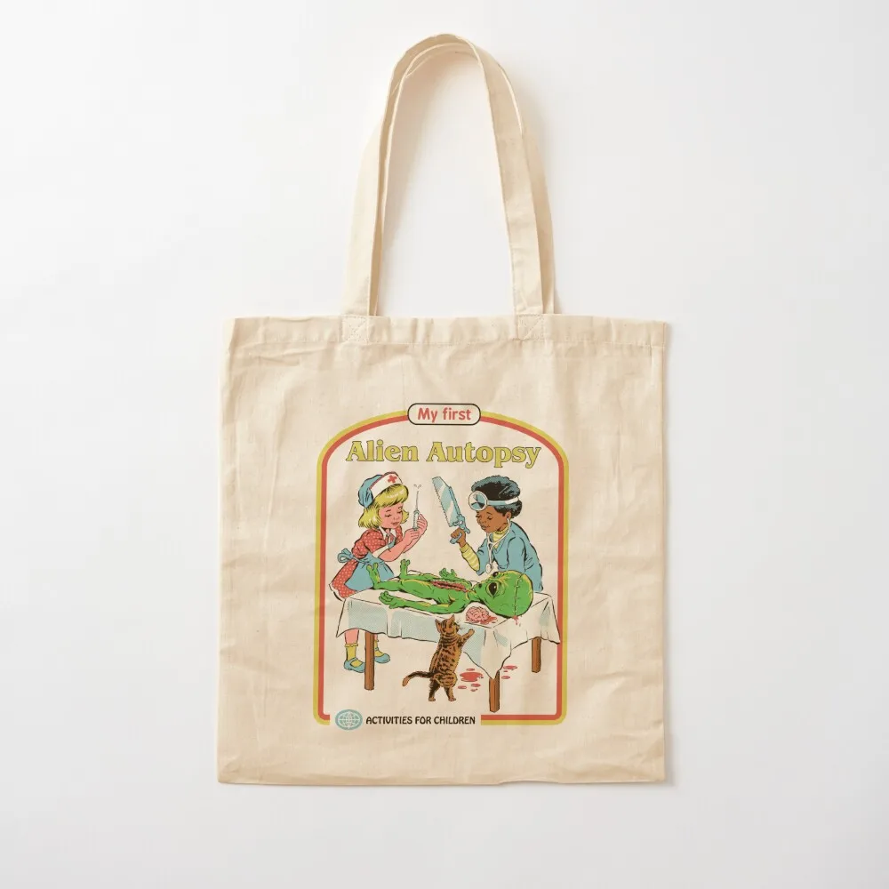 

My First Alien Autopsy Tote Bag tote bag woman Cloth bag Canvas Tote