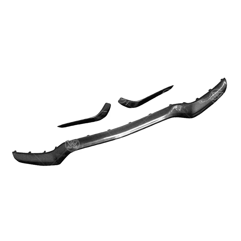 Carbon Fiber Front Bumper lip Splitter Spoiler Diffuser For Benz C Class W205 C63 C200 C220 C260L 2014-2022