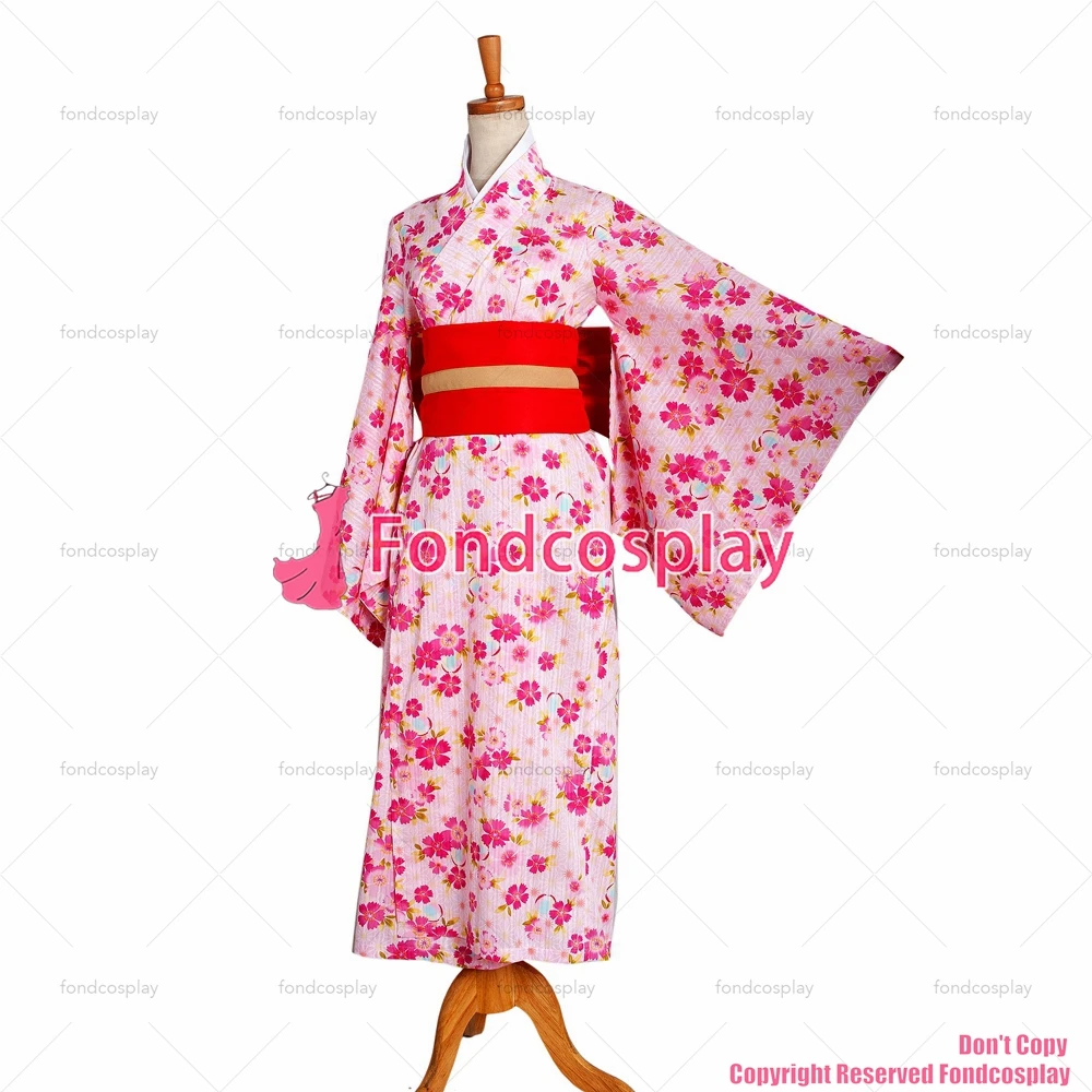 fondcosplay Cherry blossoms Lolita Dress Japan Kimono cotton dress Cosplay Costume[G1336]