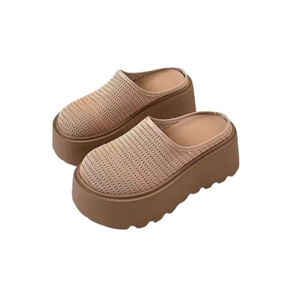 

Fashion Holiday Sandal Slipper Waterproof Non-Slip Mesh Seaside Sandals Simple Flat Shoes Thick Bottom Slipper Outdoor