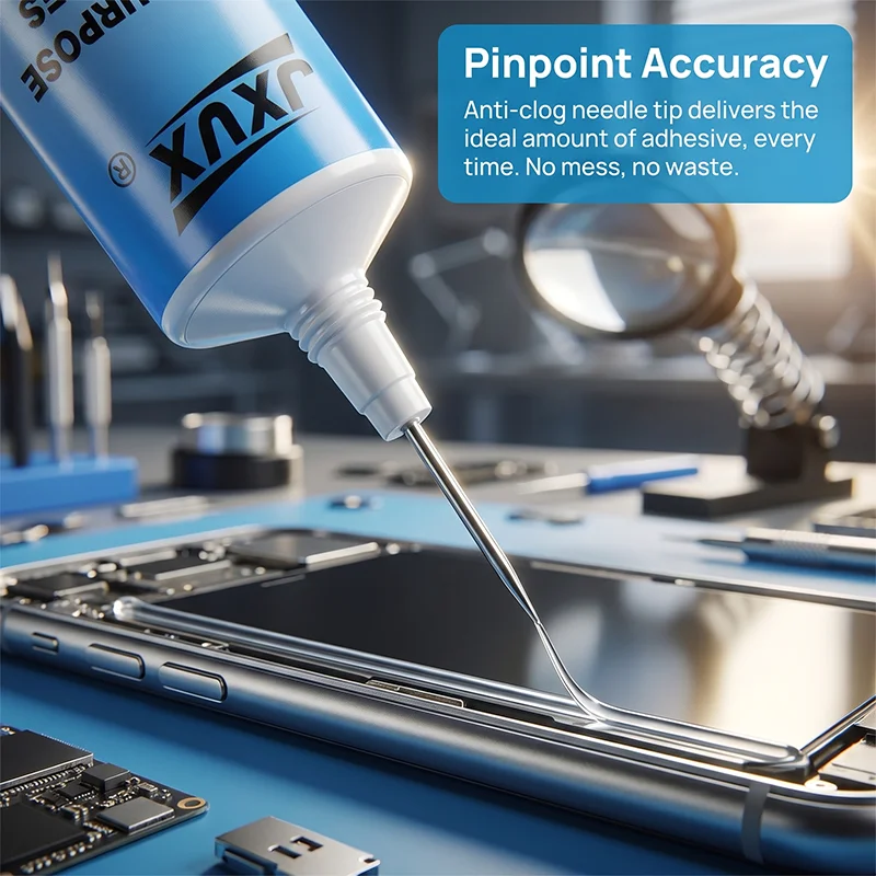 1/3 Pcs B7000 Multipurpose Adhesive for Repairing Smartphone Screen Frames, with Precision Applicator Mobile Phone Screen Glue High Strength Waterproof Adhesive