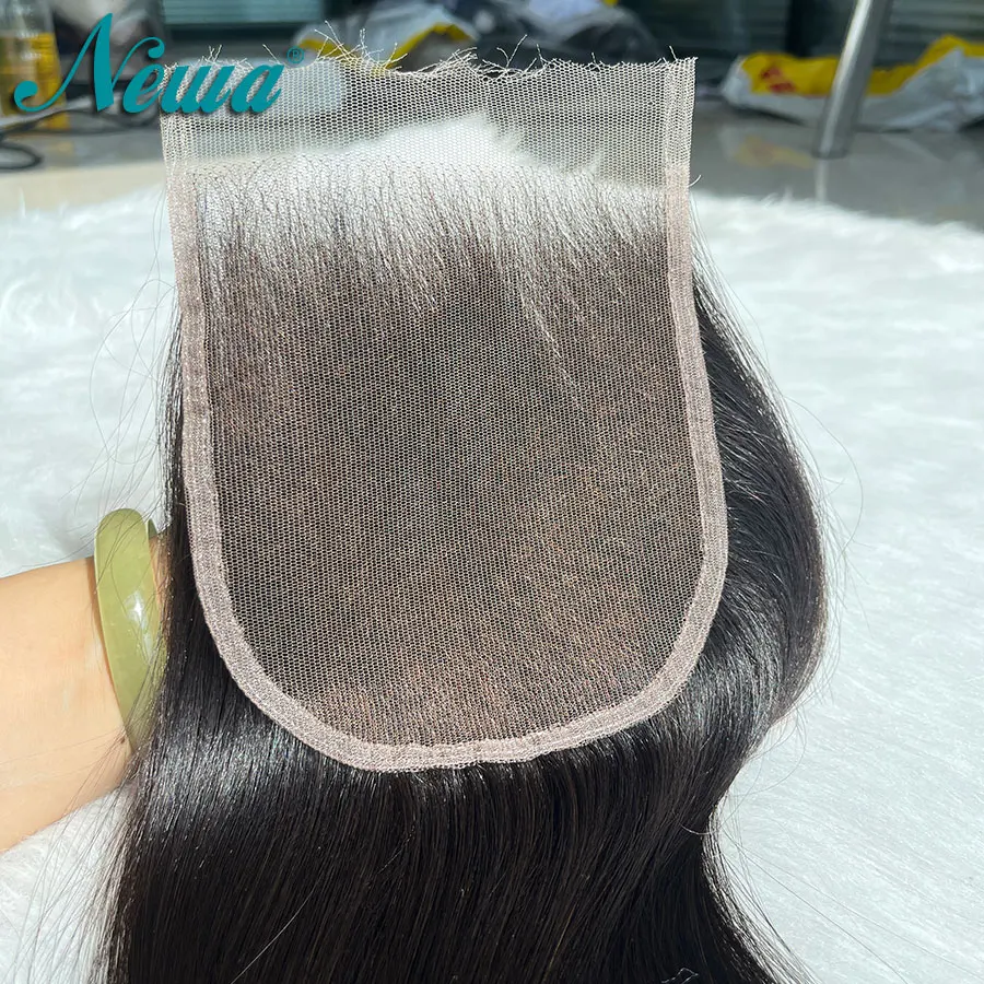 Newa Invisible HD Lace Closure 5x5/6x6/7x5 Ultra Tipis HD Lace Rambut Asli Pre Plucked 100% Rambut Asli HD Lace Frontal Lurus