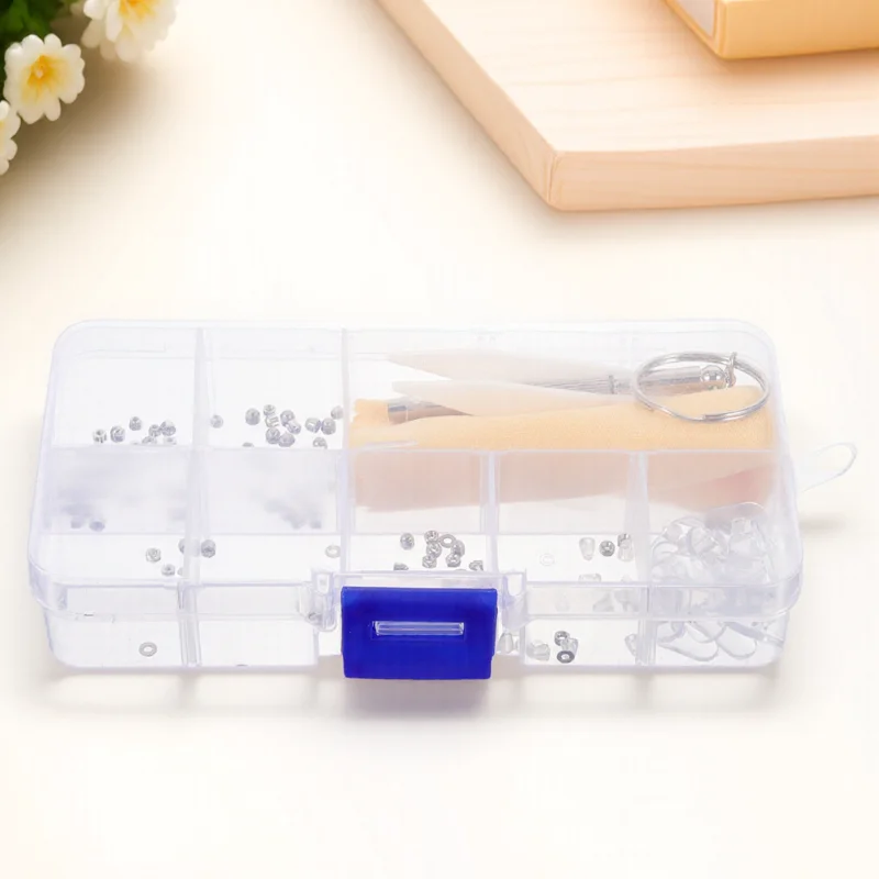 

1 set Glasses Repair Tool Set Eyeglasses Nuts Metal Sunglasses Parts Kit Screws Storage Box Assorted Types Durable Materials