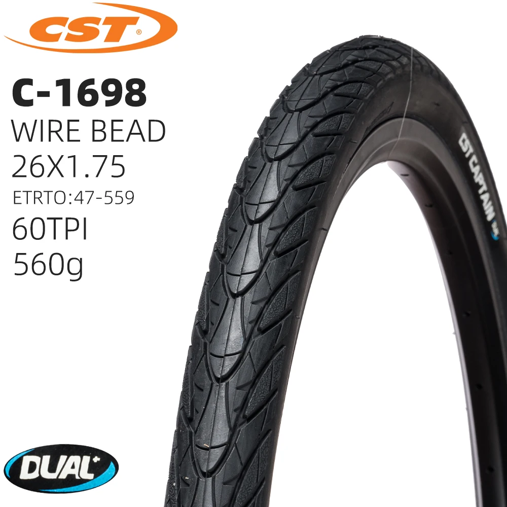 CST C1698 CAPTAIN TRAVEL BICYCLE TIRE OF CITY BIKE TYRE C1698 KIDS TIRE 34-349 C-1698