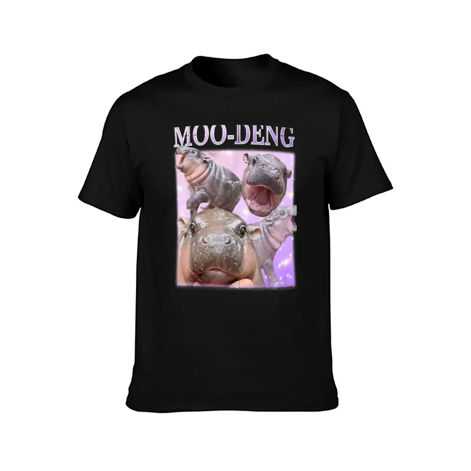 MOO-DENG THE FAMOUS BABY PIGMY HIPPO MOODENG - OFFICIAL T-Shirt tops shirts graphic tee anime shirts men