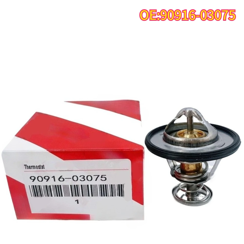 

High quality New For 90916-03075 82℃ Engine Coolant Thermostat Toyota Camry Scion Highlander Lexus 90916-03075