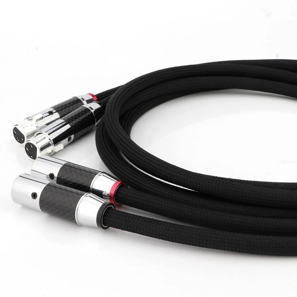 xlr Audiokabel 3Pin xlr Draht OCC versilbert geräuscharmes Mikrofonkabel symmetrisches Kabel für Mikrofon, Verstärker – Detail 9