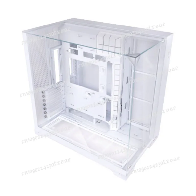 O11 Vision Compact Computer Case Tower Chassis 3 Sides Glass Columnless Design Enhanced Modular 3 Radiator Space