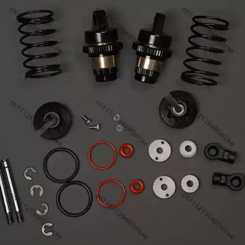 Ventilated Oil‑Filled Shock Absorber Set RC Hobby Model Vehicle Suspension Damper Spare Replacement Upgrade Accessory