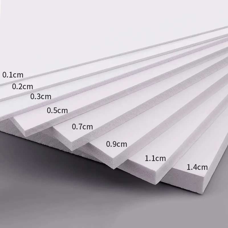 100mmx100mm 3pcs PVC Foam Board Styrofoam Plate Expanded Polystyrene Sheet for Model Making Foam Board Construction Material