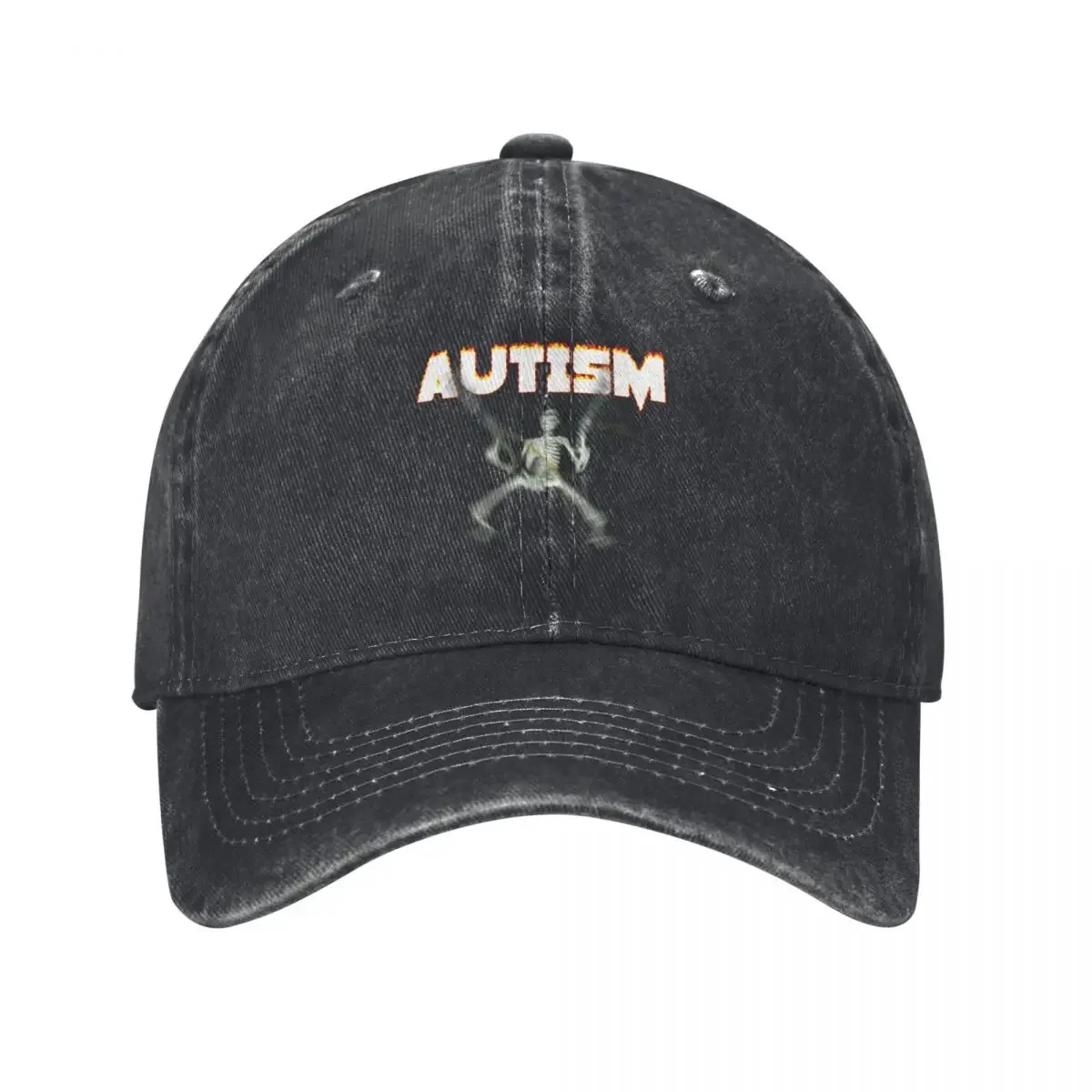 Autism Skeleton Meme Baseball Cap New Hat Hiking Hat Luxury Hat Fishing Men Golf Wear Women's