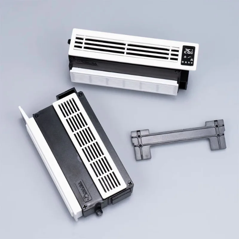 1 conjunto de máquina de duto ar condicionado terno para 1/12 1/14 tamiya rc caminhão carro várias cenas decoração