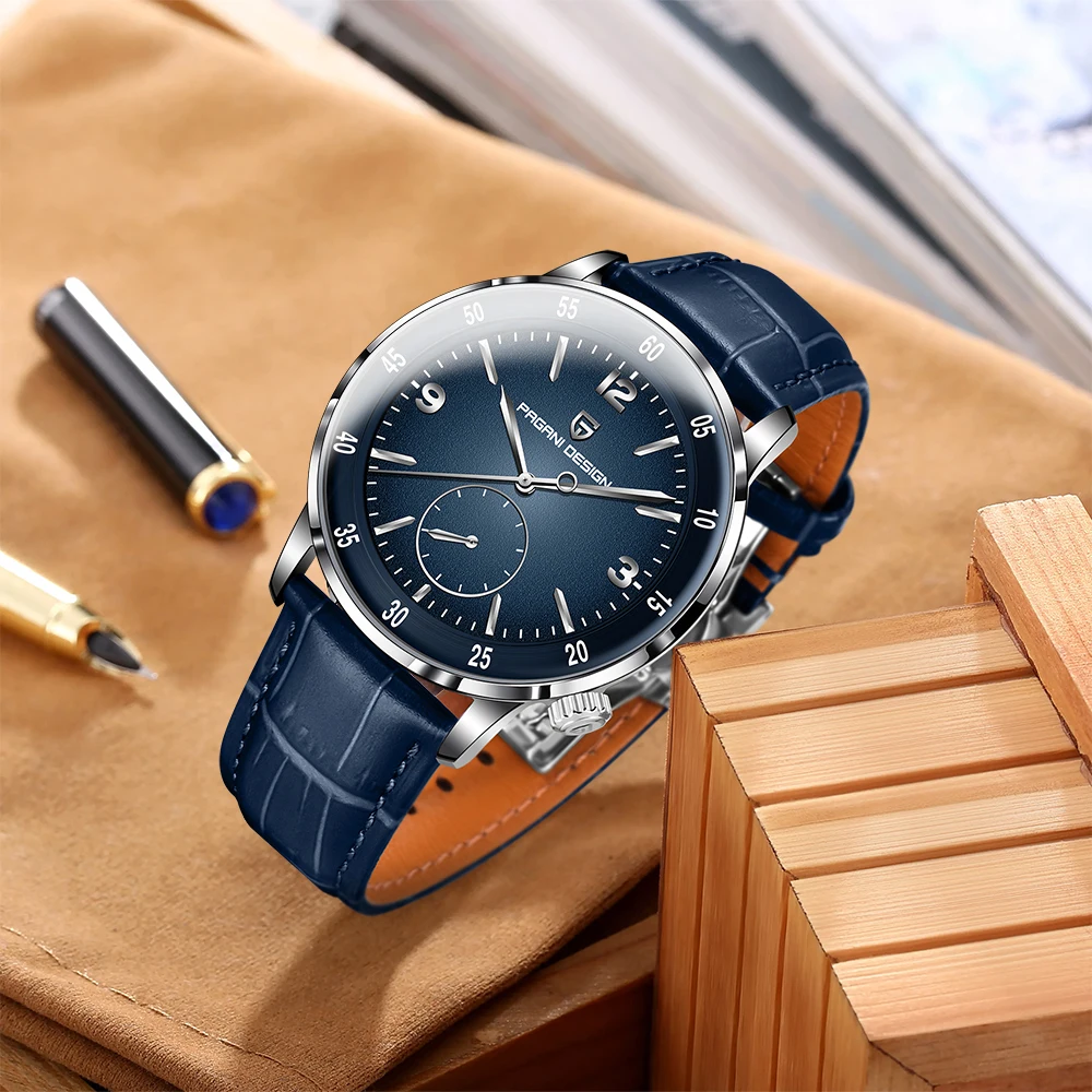 

Мужские часы PAGANI DESIGN: повседневные, модные, простые, роскошные, механические, автоматические, спортивные, кожаные, водонепроницаемые (100 м).