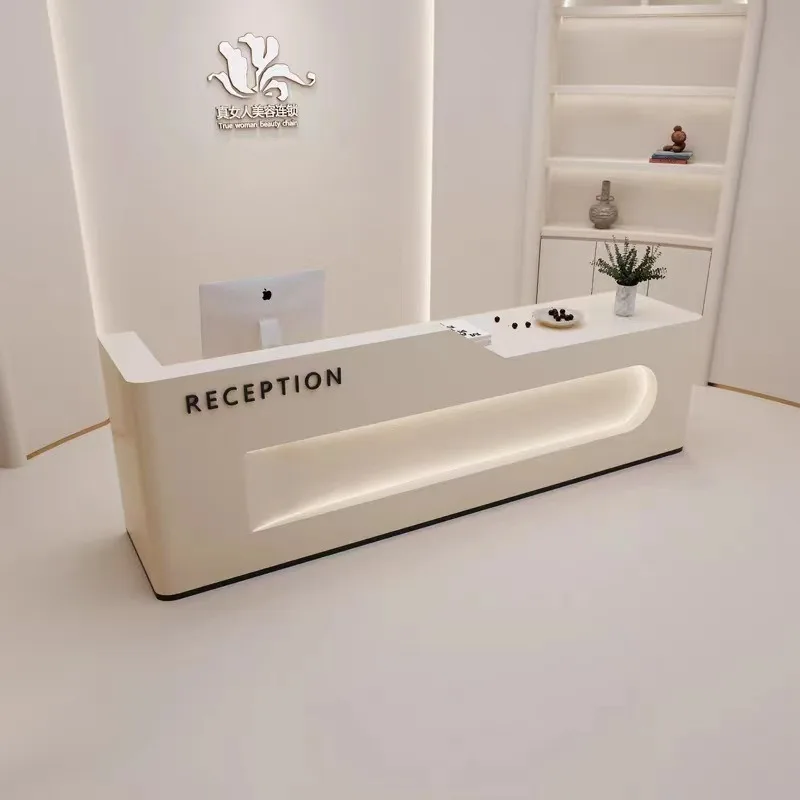 Medical beauty salon, cream clothing store, painted front desk, dental clinic, dance studio, cash register in bar
