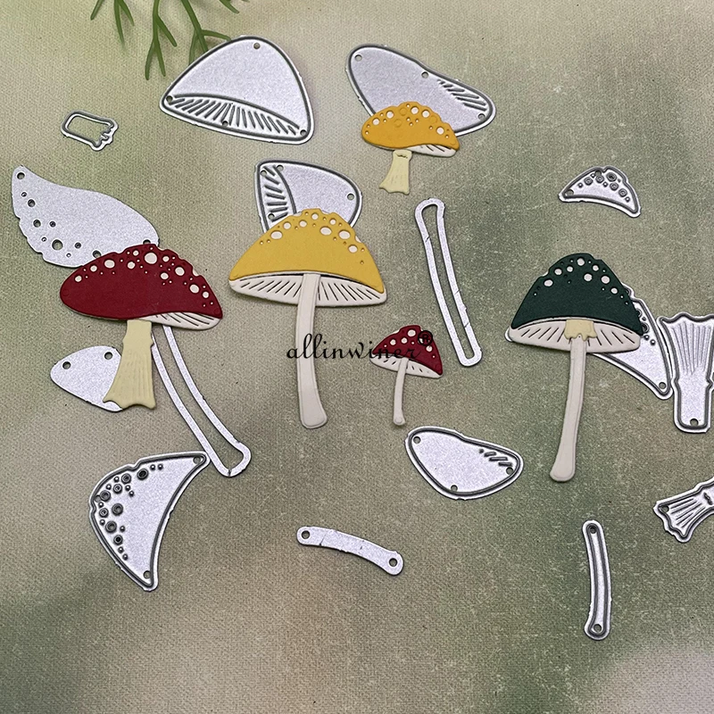 New Mushroom decoration DIY Craft Metal Cutting Die Scrapbook Embossed Paper Card Album Craft Template Stencil Dies