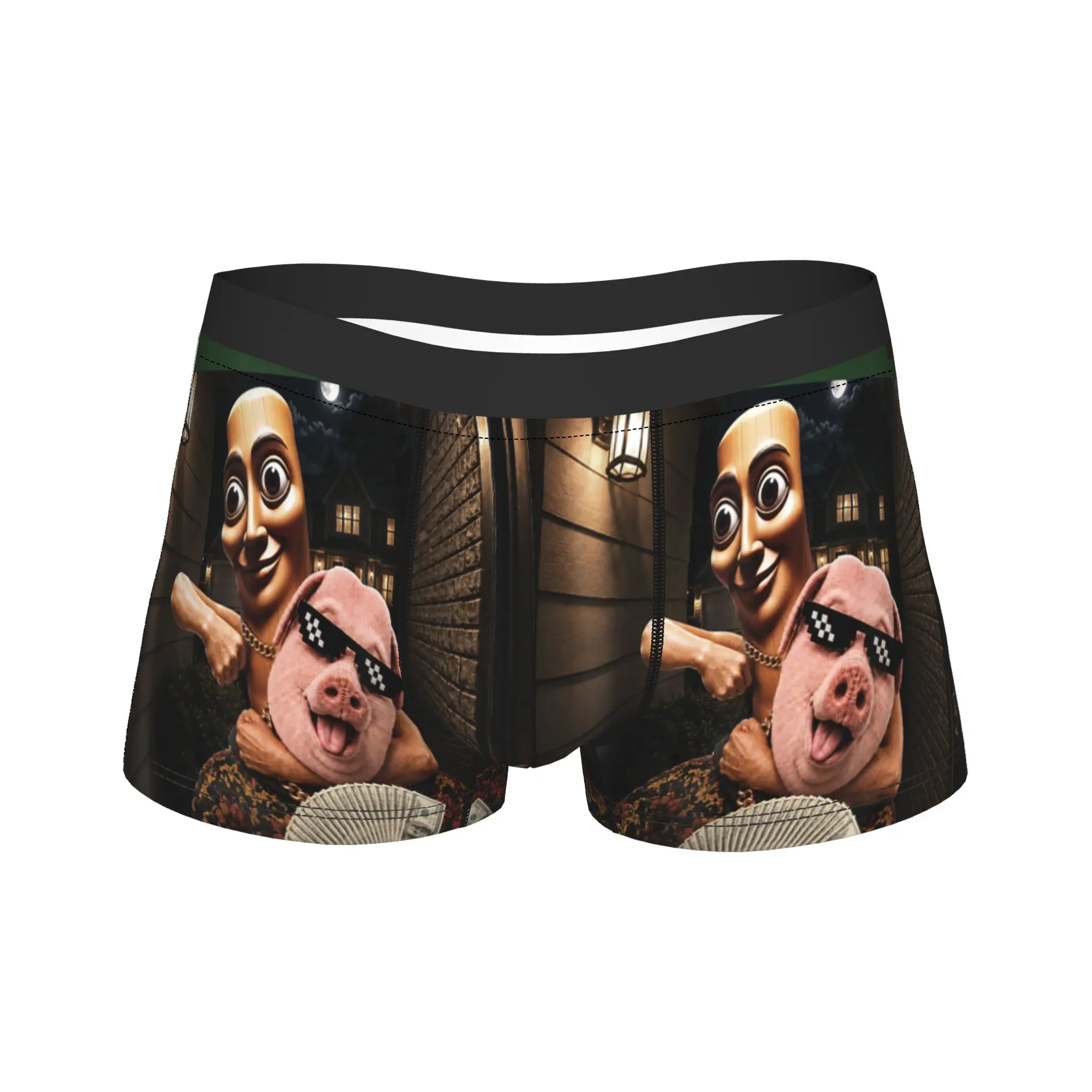 There is Motion at Your Front Door Tung Sahur John Pork Underwear Trunk Quality Men Panties Sexy Soft Boxer Brief Gift Idea